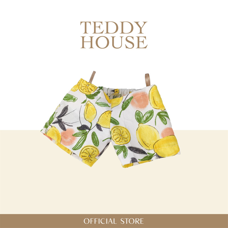 Summer Collection : Lemon Pattern Pants 12 Inch