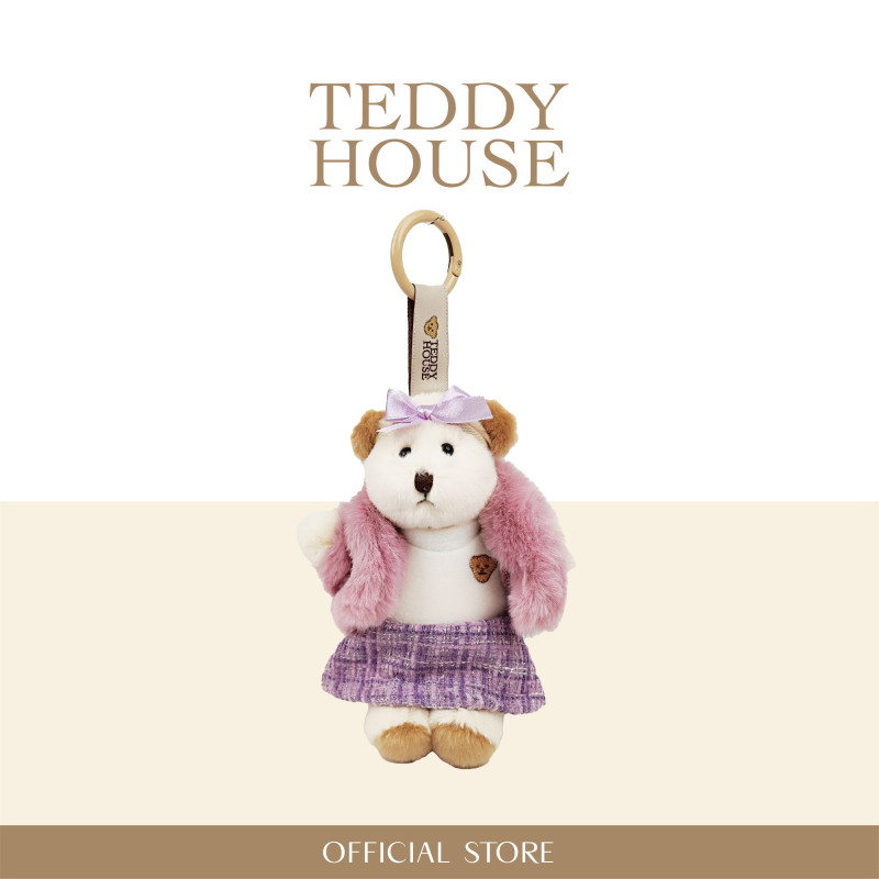 Trio of Travel, Treasure & Touch Collection : Gigi Keychain & Purple Fur