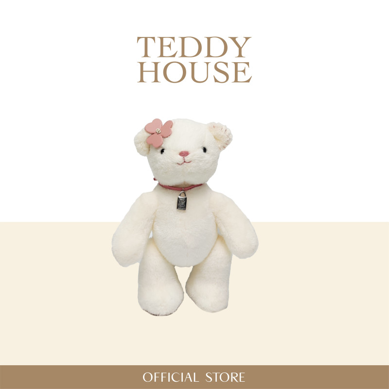 Logoe Bear : Cream 8 Inch (Joint Bear)