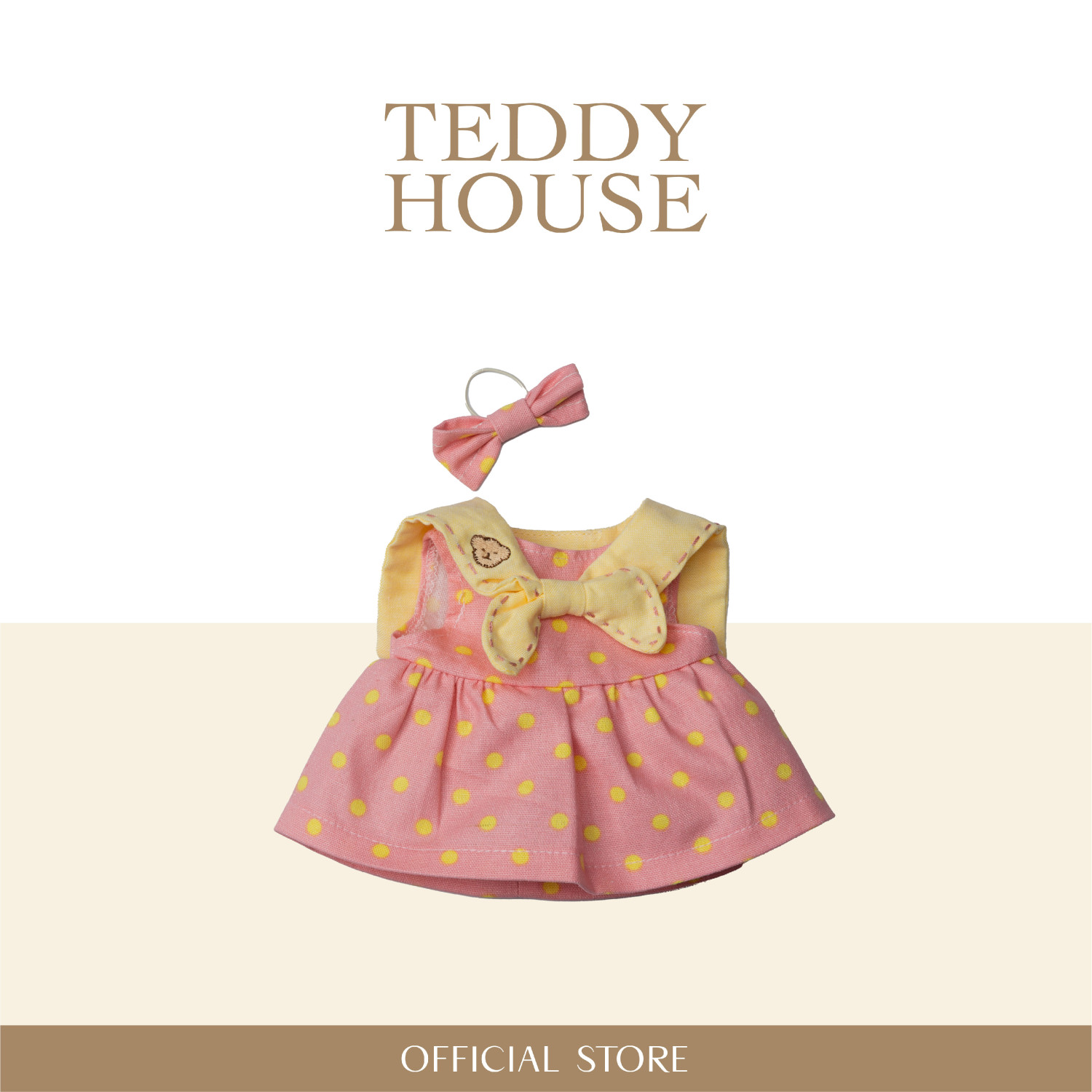 Spring & Summer Collection : Pink Polka Dot Dress 12 Inch