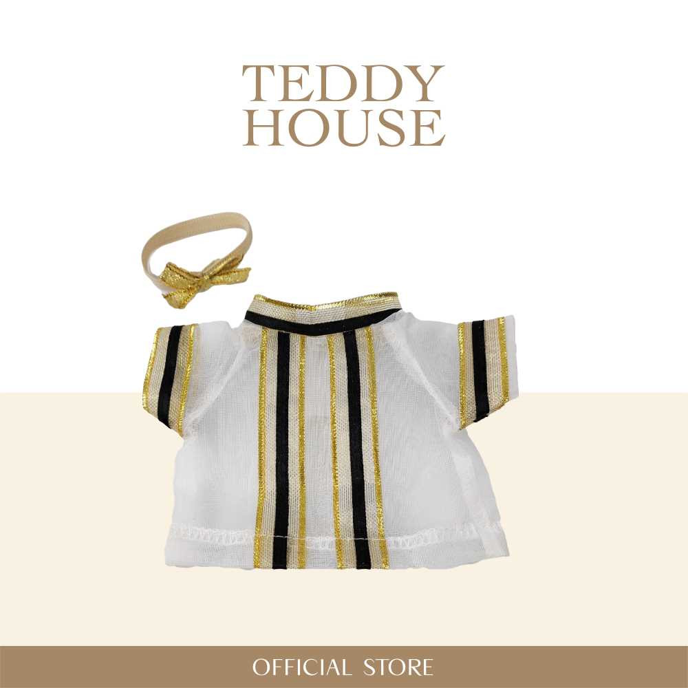 Aroma Outfit Congratulation Collection : Black Strip Graduation Gown 6 Inch