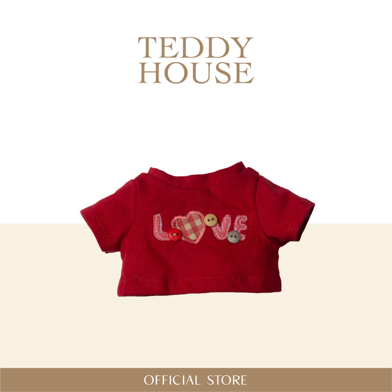 Spring & Summer Collection : LOVE Embroidered T-Shirt 12 Inch