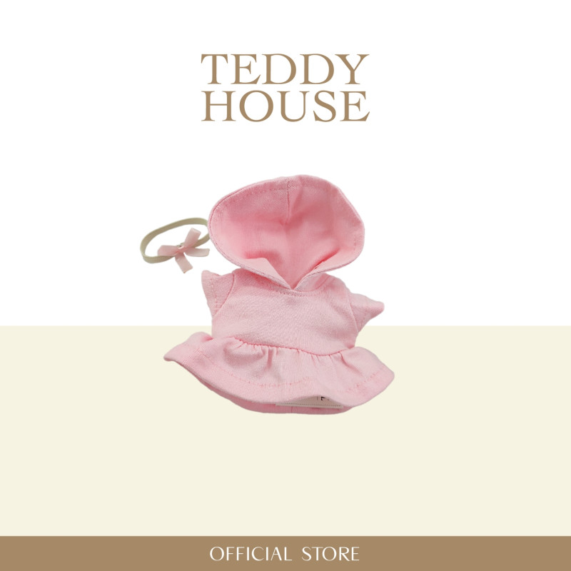 Aroma Outfit Casual Collection : Pink Hoodie Skirt 6 Inch