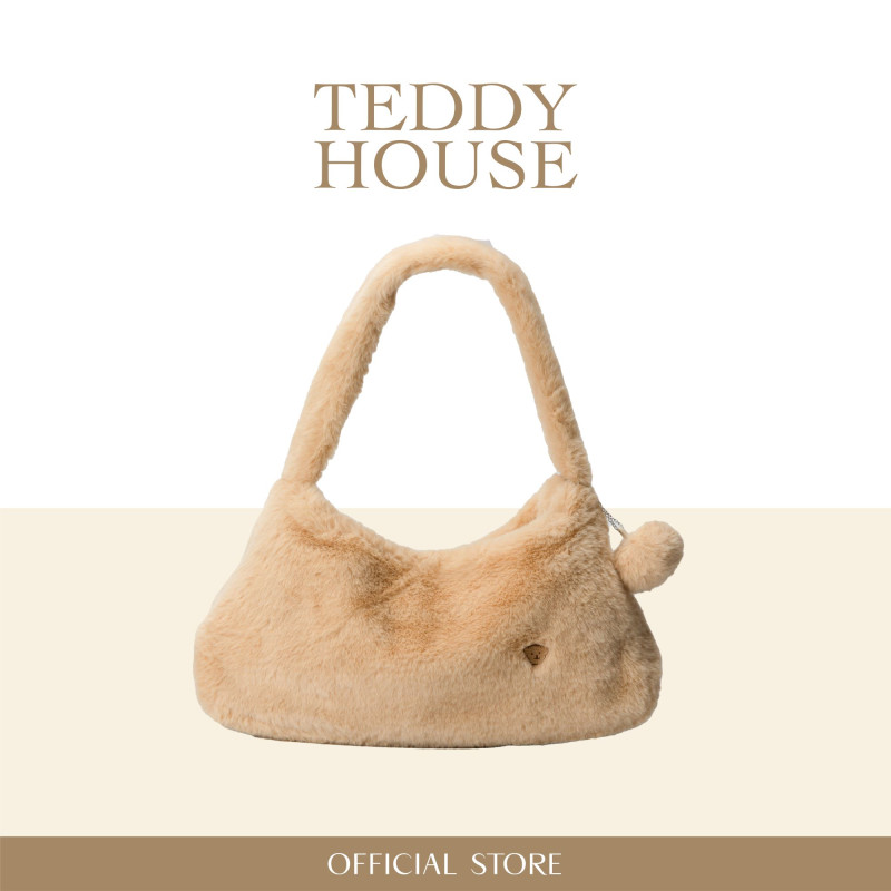 Fluffy Shoulder Bag :ฺฺ Beige