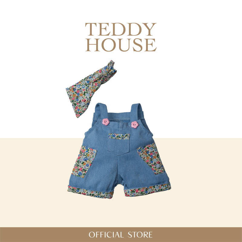 Jeans & Corduroy Collection : Dungarees Little Flower 12 Inch