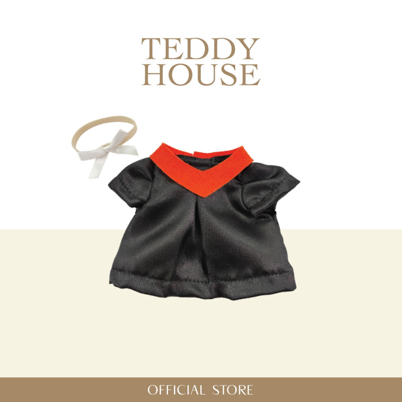 Aroma Outfit Congraduation Collection : Orange collar graduation gown 6 Inch