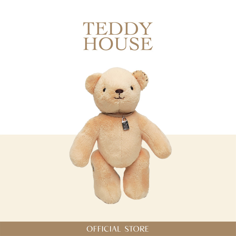 Logoe Bear : Beige 8 Inch (Joint Bear)