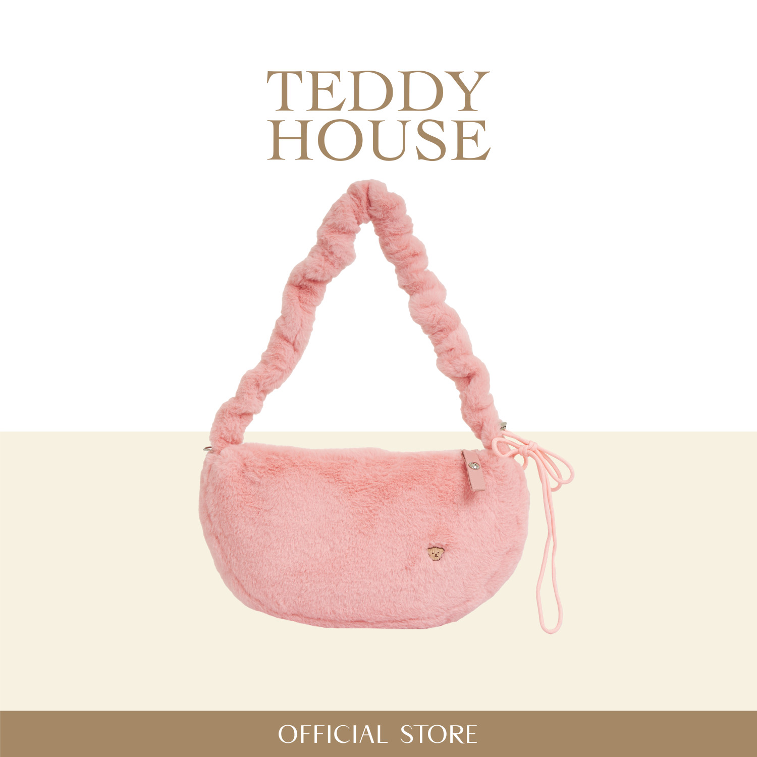 Moonie Crossbody Bag : Peach