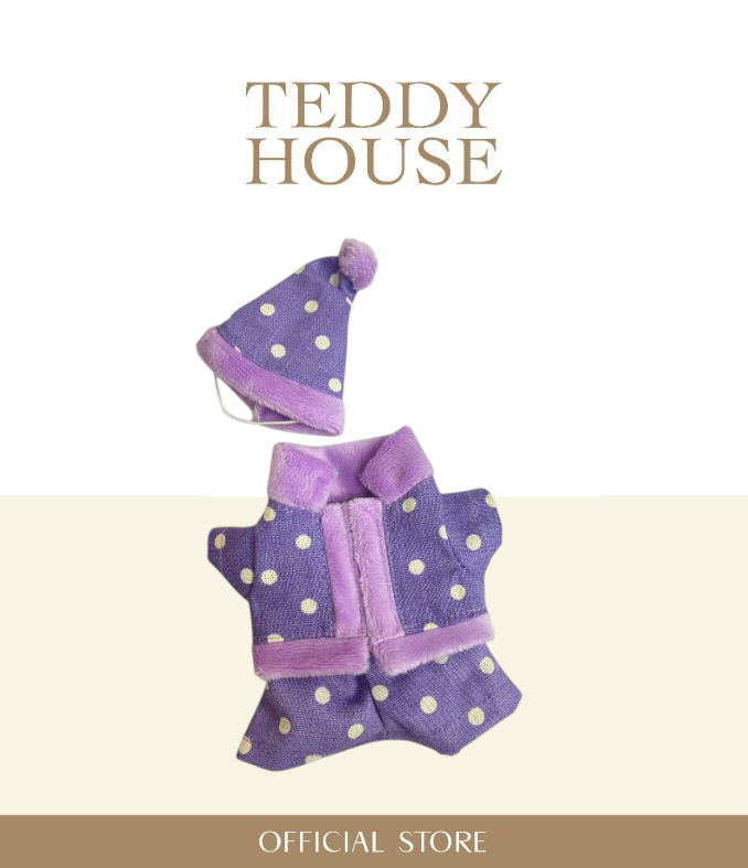 Aroma Outfit Bunny Collection : Purple Pajama 6 Inch